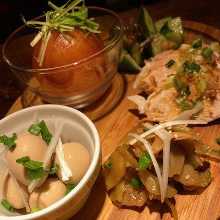 모둠 안주 3가지