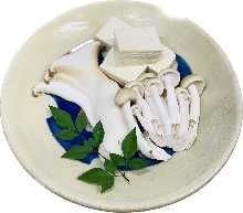 시마두부와 버섯 모둠