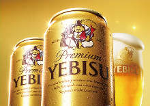 Premium YEBISU Draft beer