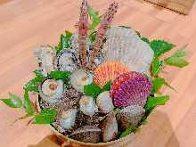 모둠 해산물 구이