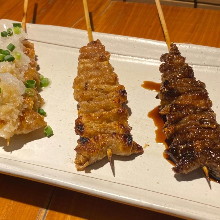 닭껍질 꼬치 구이 소금/양념장