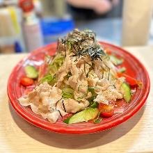 일본식 돼지 샤부 샐러드