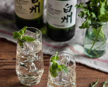 HAKUSHU Highball with Mint Leaf