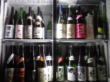 over 100 kinds of Sake