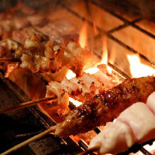 그 외 닭꼬치, 꼬치 구이