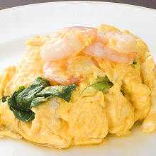 새우를 넣은 계란 볶음 새우를 넣은 계란 볶음