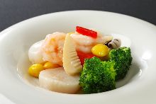 가리비 야채 볶음