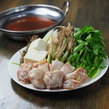 도호쿠 명물미나미 전골(오리고기 또는 굴)