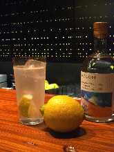 Japanese lemon Great aroma Gin and tonic