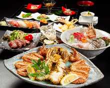 8,500 엔 코스 (9 가지) 8,500 엔 코스 (9 가지)