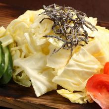 염장 다시마 양배추
