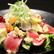 소고기와 산고추냉이 샐러드 소고기와 산고추냉이 샐러드