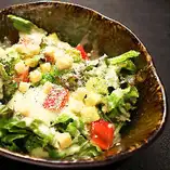 온천 달걀 시저샐러드 온천 달걀 시저샐러드