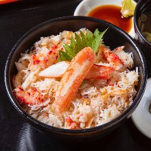 게 덮밥
