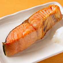 Grilled Yamazuke Salmon