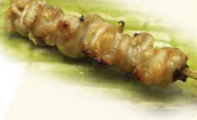 닭껍질 꼬치 구이