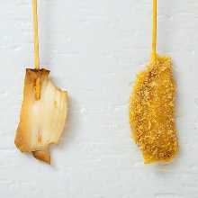 조개관자 꼬치 튀김