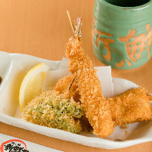 꼬치 튀김 모둠