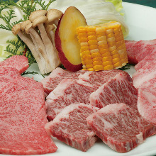 고기 구이 모둠