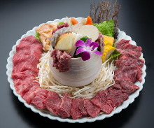 고기 구이 모둠 고기 구이 모둠