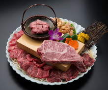 고기 구이 모둠 고기 구이 모둠