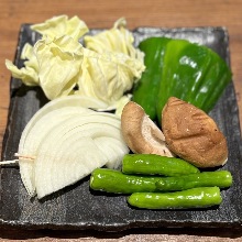 야채 구이 모둠 야채 구이 모둠