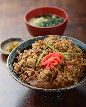 소 갈비살 덮밥 소 갈비살 덮밥