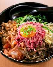 소고기국 비빔밥