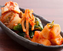 모둠 김치 3가지