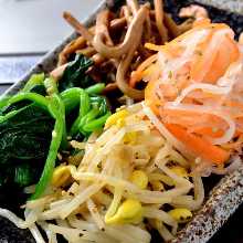 나물 모둠 나물 모둠