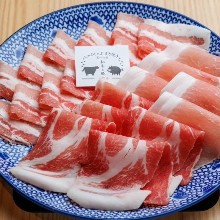 남국맥돼지(등심/목살/삼겹살/다리살) 샤브샤브 또는 스키야키