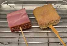 베이컨 꼬치 튀김