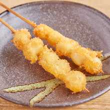 小柱の串揚げ