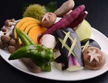 제철 채소 구이 제철 채소 구이