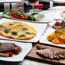 4,860 엔 코스 (10 가지) 4,860 엔 코스 (10 가지)