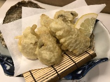 굴 튀김