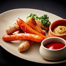 Assorted three sausagesAssorted three sausages