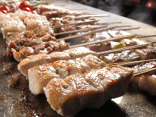 그 외 닭꼬치, 꼬치 구이