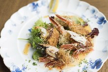 새우 철판 구이