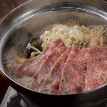 와규 리브로스 스키야키