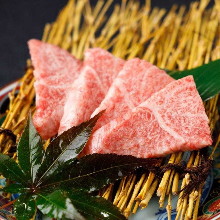 A5 흑털 일본소 낙하 등갈비