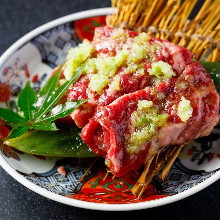 부추 소금에 하라미