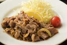 센다이규 소고기 생강구이