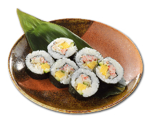 게의 굵은 김밥