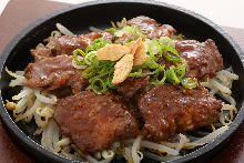 소 안창살 철판 구이