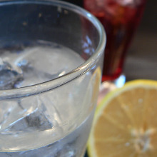 新鲜柠檬碳酸酒