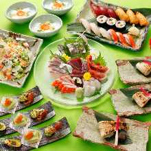 6,930日元套餐 (9道菜) 6,930日元套餐 (9道菜)