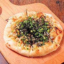 沙丁鱼蒜香披萨