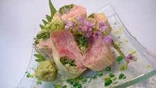 葱金枪鱼腩卷寿司