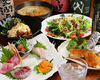 生鱼片3种拼盘 特选10道菜　3,500日元套餐